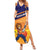 Custom Netherlands Cricket Family Matching Summer Maxi Dress and Hawaiian Shirt Go Flying Dutchmen Lion Mascot - Wonder Print Shop