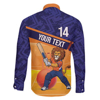 Custom Netherlands Cricket Family Matching Tank Maxi Dress and Hawaiian Shirt Go Flying Dutchmen Lion Mascot - Wonder Print Shop