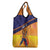 Custom Netherlands Cricket Grocery Bag Go Flying Dutchmen Lion Mascot - Wonder Print Shop