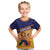 Custom Netherlands Cricket Kid T Shirt Go Flying Dutchmen Lion Mascot - Wonder Print Shop