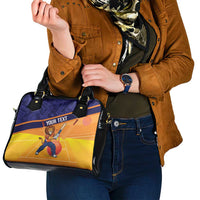 Custom Netherlands Cricket Shoulder Handbag Go Flying Dutchmen Lion Mascot - Wonder Print Shop