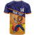 Custom Netherlands Cricket T Shirt Go Flying Dutchmen Lion Mascot - Wonder Print Shop
