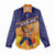 Custom Netherlands Cricket Women Casual Shirt Go Flying Dutchmen Lion Mascot - Wonder Print Shop