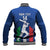 Custom Italy Cricket Baseball Jacket Go Gli Azzurri - Wonder Print Shop