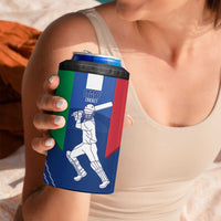 Custom Italy Cricket 4 in 1 Can Cooler Tumbler Go Gli Azzurri - Wonder Print Shop