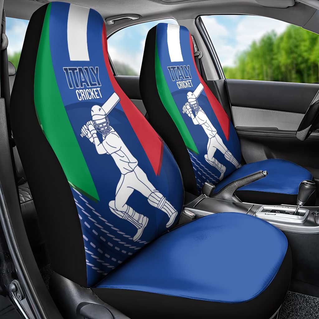 Italy Cricket Car Seat Cover Go Gli Azzurri - Wonder Print Shop