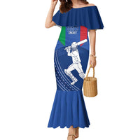 Custom Italy Cricket Family Matching Mermaid Dress and Hawaiian Shirt Go Gli Azzurri - Wonder Print Shop