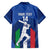 Custom Italy Cricket Family Matching Off Shoulder Maxi Dress and Hawaiian Shirt Go Gli Azzurri - Wonder Print Shop