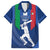 Custom Italy Cricket Family Matching Summer Maxi Dress and Hawaiian Shirt Go Gli Azzurri - Wonder Print Shop
