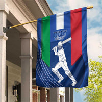 Italy Cricket Garden Flag Go Gli Azzurri - Wonder Print Shop