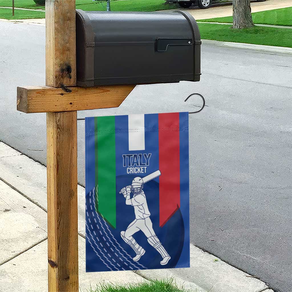 Italy Cricket Garden Flag Go Gli Azzurri - Wonder Print Shop