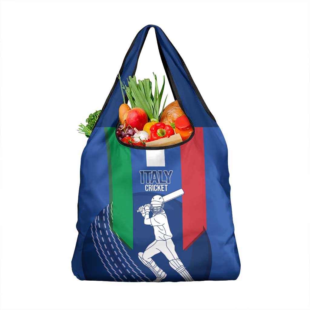 Italy Cricket Grocery Bag Go Gli Azzurri - Wonder Print Shop