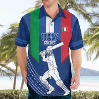Custom Italy Cricket Hawaiian Shirt Go Gli Azzurri - Wonder Print Shop