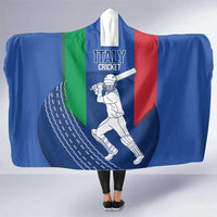 Italy Cricket Hooded Blanket Go Gli Azzurri - Wonder Print Shop