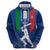 Custom Italy Cricket Hoodie Go Gli Azzurri - Wonder Print Shop