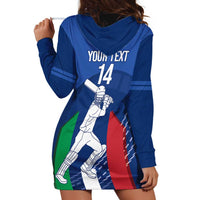 Custom Italy Cricket Hoodie Dress Go Gli Azzurri - Wonder Print Shop