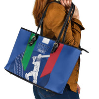 Italy Cricket Leather Tote Bag Go Gli Azzurri - Wonder Print Shop
