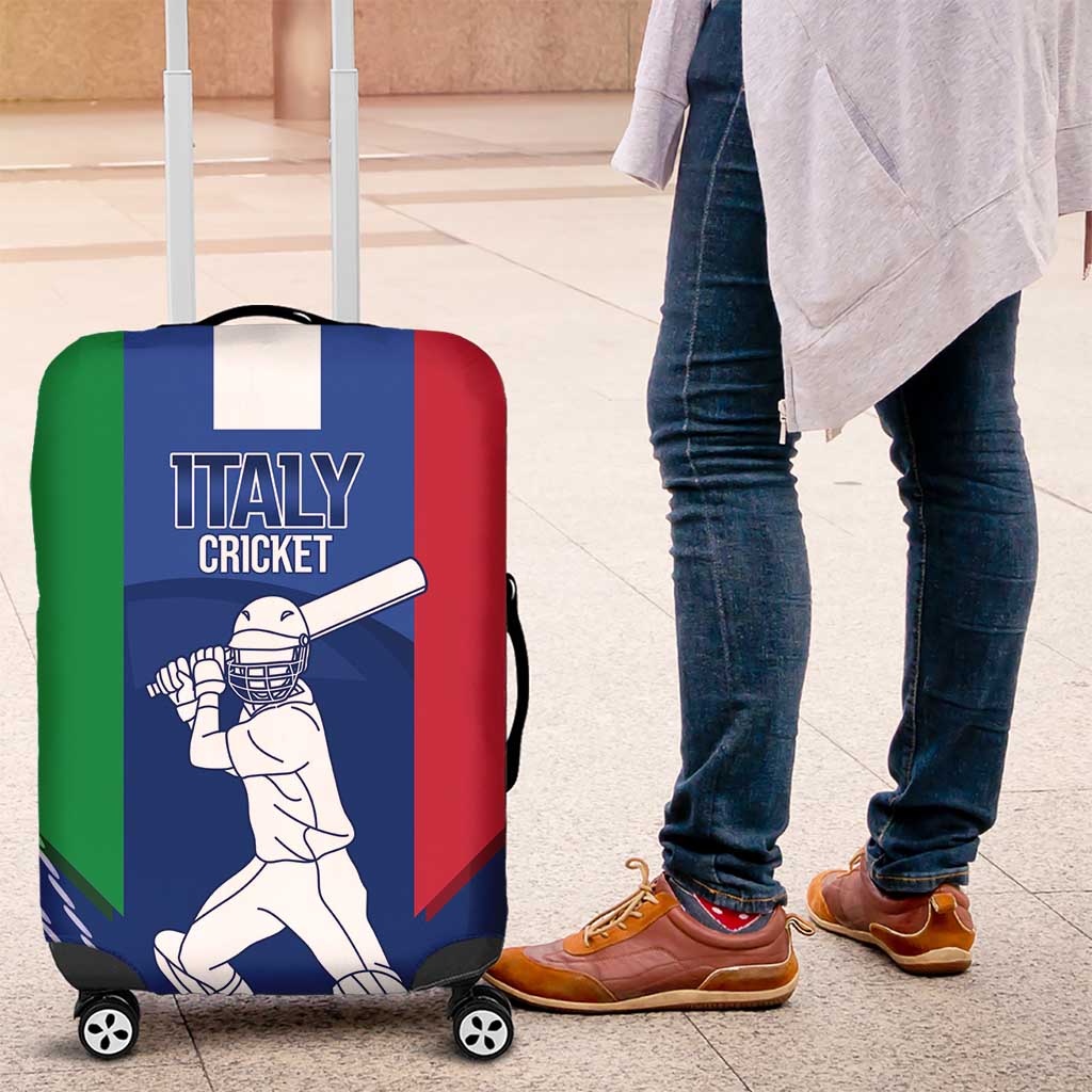 Italy Cricket Luggage Cover Go Gli Azzurri - Wonder Print Shop