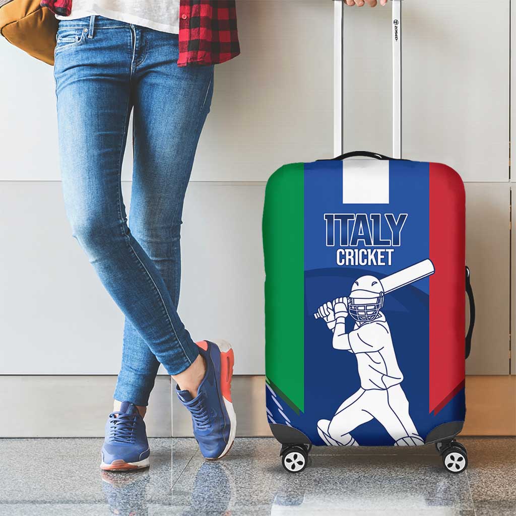 Italy Cricket Luggage Cover Go Gli Azzurri - Wonder Print Shop
