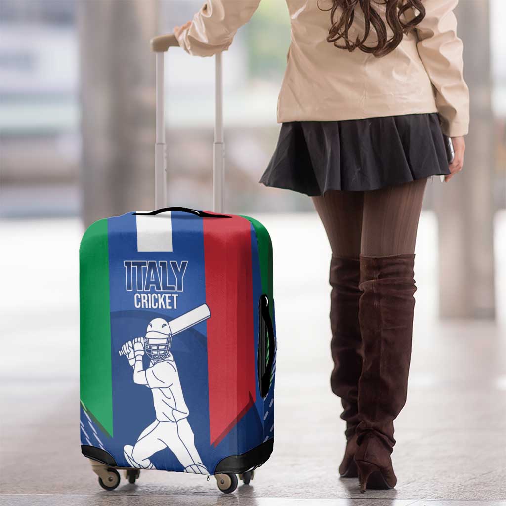 Italy Cricket Luggage Cover Go Gli Azzurri - Wonder Print Shop