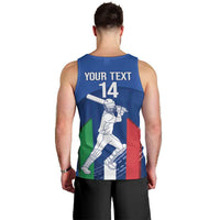 Custom Italy Cricket Men Tank Top Go Gli Azzurri - Wonder Print Shop