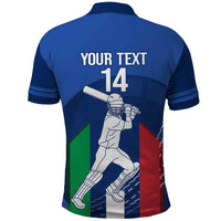 Custom Italy Cricket Polo Shirt Go Gli Azzurri - Wonder Print Shop