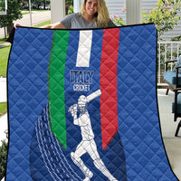 Italy Cricket Quilt Go Gli Azzurri - Wonder Print Shop