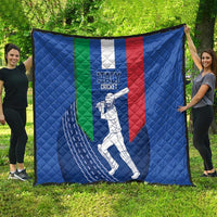 Italy Cricket Quilt Go Gli Azzurri - Wonder Print Shop