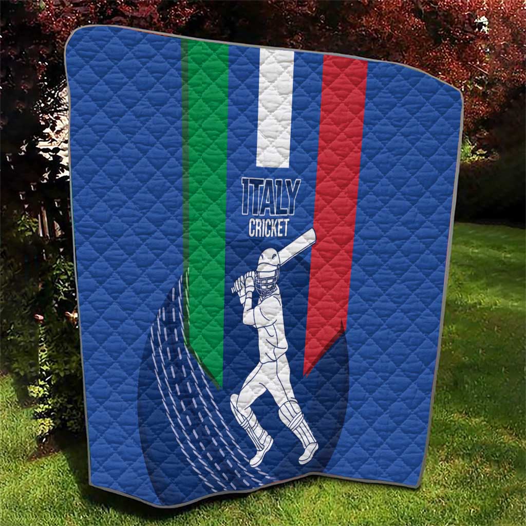 Italy Cricket Quilt Go Gli Azzurri - Wonder Print Shop