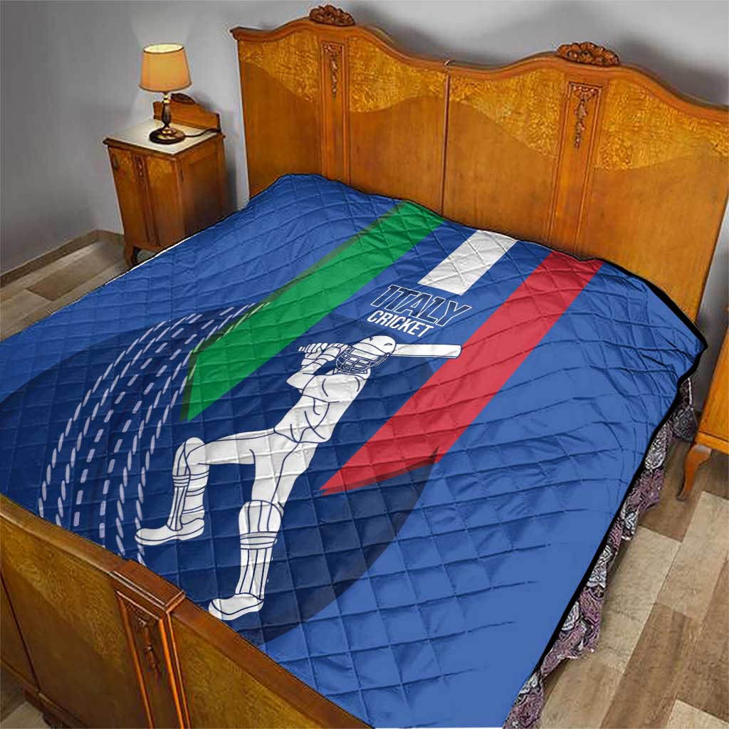 Italy Cricket Quilt Go Gli Azzurri - Wonder Print Shop
