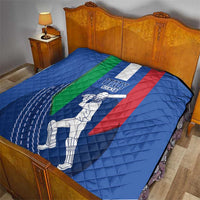 Italy Cricket Quilt Go Gli Azzurri - Wonder Print Shop