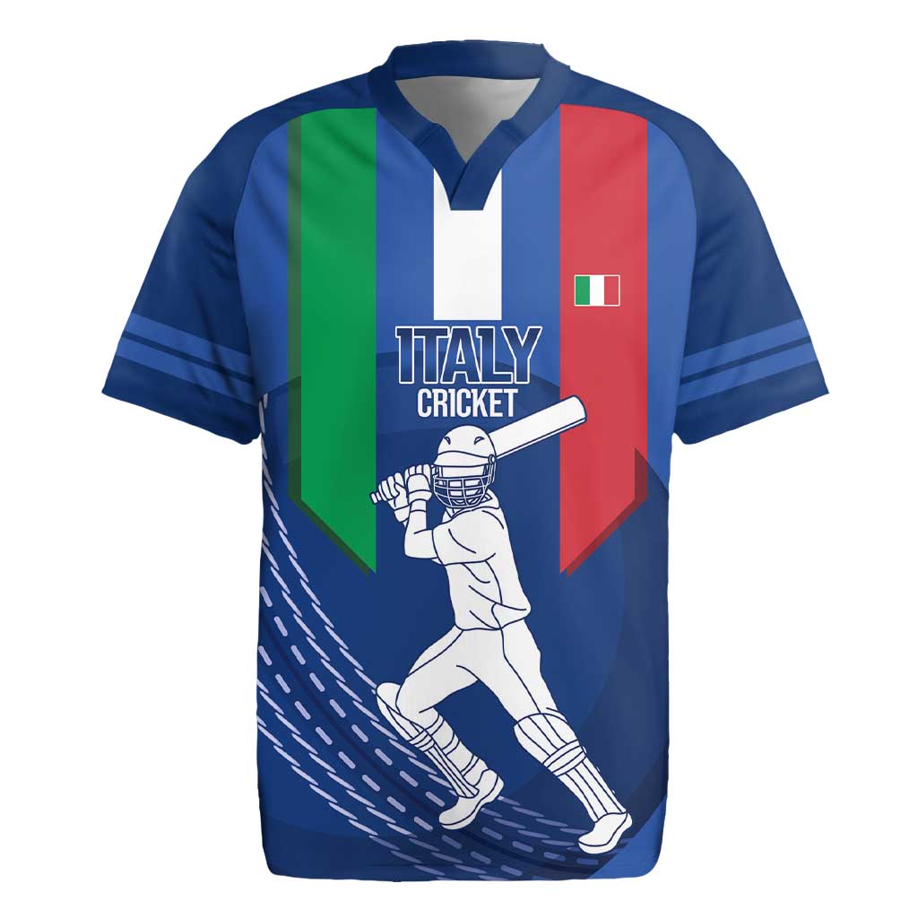 Custom Italy Cricket Rugby Jersey Go Gli Azzurri - Wonder Print Shop