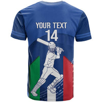 Custom Italy Cricket T Shirt Go Gli Azzurri - Wonder Print Shop