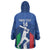 Custom Italy Cricket Wearable Blanket Hoodie Go Gli Azzurri - Wonder Print Shop