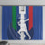 Italy Cricket Window Curtain Go Gli Azzurri - Wonder Print Shop