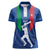 Custom Italy Cricket Women Polo Shirt Go Gli Azzurri - Wonder Print Shop
