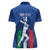 Custom Italy Cricket Women Polo Shirt Go Gli Azzurri - Wonder Print Shop