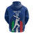 Custom Italy Cricket Zip Hoodie Go Gli Azzurri - Wonder Print Shop
