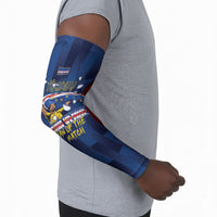 Custom Vozinha Cabo Verde Football Arm Sleeves Tubaroes Azuis Man Of The Match