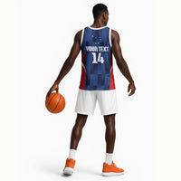Custom Vozinha Cabo Verde Football Basketball Jersey Tubaroes Azuis Man Of The Match