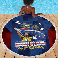 Vozinha Cabo Verde Football Beach Blanket Tubaroes Azuis Man Of The Match