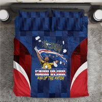 Vozinha Cabo Verde Football Bedding Set Tubaroes Azuis Man Of The Match