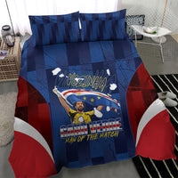 Vozinha Cabo Verde Football Bedding Set Tubaroes Azuis Man Of The Match