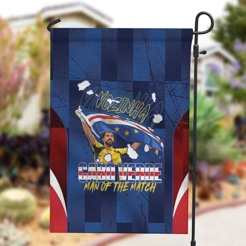 Vozinha Cabo Verde Football Garden Flag Tubaroes Azuis Man Of The Match