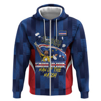 Custom Vozinha Cabo Verde Football Hoodie Tubaroes Azuis Man Of The Match