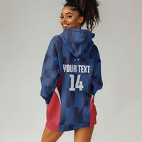Custom Vozinha Cabo Verde Football Hoodie Dress Tubaroes Azuis Man Of The Match