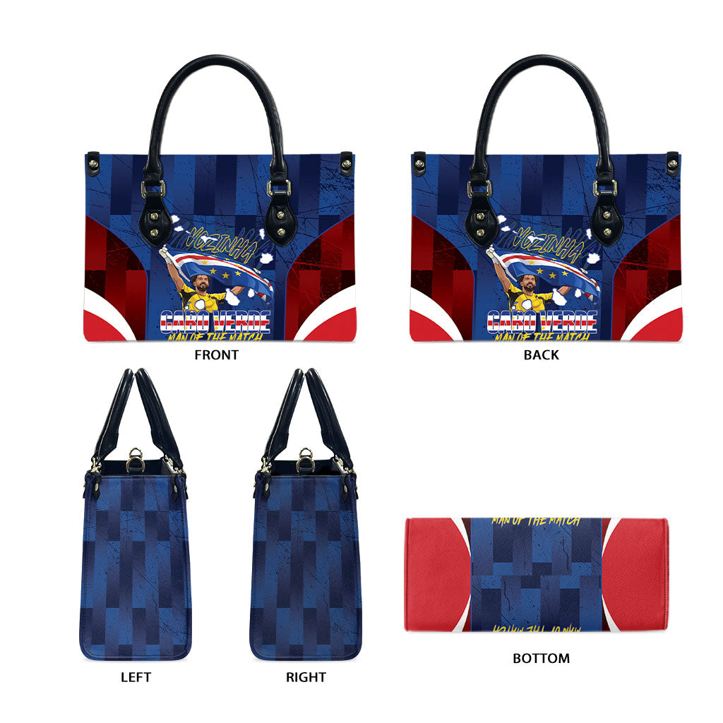 Vozinha Cabo Verde Football Leather Bag Tubaroes Azuis Man Of The Match