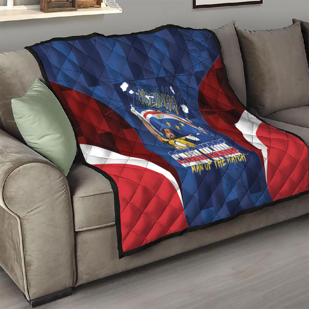 Vozinha Cabo Verde Football Quilt Tubaroes Azuis Man Of The Match