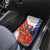 Personalized Chile Independence Day Car Mats Chilean Coat Of Arms Copihue Flag Style - Wonder Print Shop