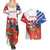 Personalized Chile Independence Day Couples Matching Summer Maxi Dress and Hawaiian Shirt Chilean Coat Of Arms Copihue Flag Style - Wonder Print Shop